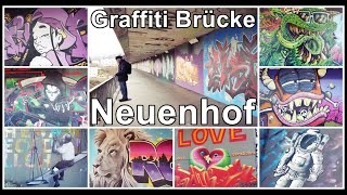 I walk on the Graffiti Bridge, Switzerland / Die Graffiti-Brücke von Neuenhof-Wettingen, Schweiz