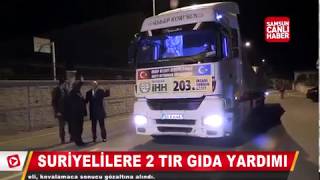 Nevşehirden Suriyelilere 2 Tır Gıda Yardımı - Nevşehir İHH