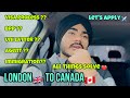 Full Visa process uk🇬🇧 To Canada🇨🇦 in student visa | How to apply | Immigration question | Fees?