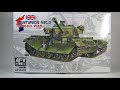 AFV CLUB 1/35 CENTURION MK.3 KOREAN WAR  BRITISH MAIN BATTLE TANK  Model Kit UNBOXING