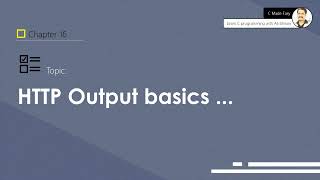 (Web) HTTP Output basics in C (under CGI)