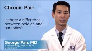 Is there a difference between opioids and narcotics? - George Pan, MD | UCLA Pain Center