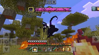 wither storm destroyed villager city (decayed storm)