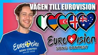 Reagerar på låtarna! - DEL 5 | Vägen till Eurovision 2025