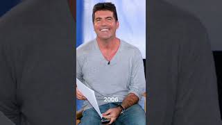 Simon Cowell’s face, then and now