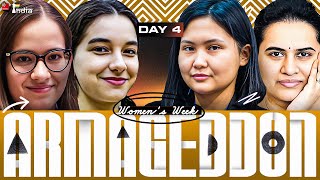 Gunay Mammadzada vs Alina Kashlinskaya, Bibisara Assaubayeva vs Humpy Koneru | Day 4 Armageddon