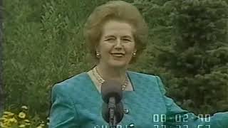 Iraqi Invasion Of Kuwait (George H.W  Bush \u0026 Margaret Thatcher)