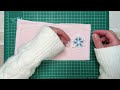 ビーズ48個で【雪の結晶】の作り方／how to make beaded snowflakes ／串珠雪花的做法