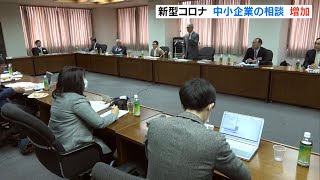 新型コロナ　中小企業の相談会　増加