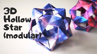 Origami 3D Modular Star:   Step-by-Step Instruction