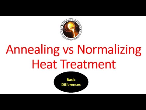 What is the difference between full annealing and normalizing?