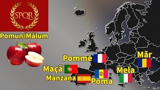 Romance Languages Compared To Latin - Fruits
