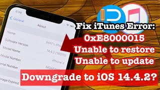 Downgrade iOS 15 to iOS 14 without iTunes - Fix All Errors