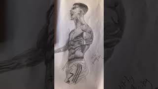 Cristiano Ronaldo #pencildrawing #cristianoronaldo #youtubeshorts #subscribe