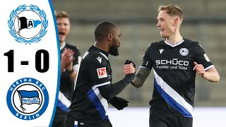Arminia Bielefeld vs Hertha Berlin 1-0 All Goals & Highlights 10/01/2021 HD