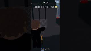 Lag saved me 💀 #lag #win #how #sheriff #roblox #mm2