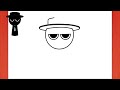 how to draw black from incredibox sprunki