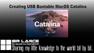 Creating MacOS Catalina Bootable USB