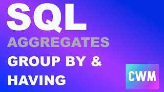 SQL Aggregate Functions, GROUP BY, and HAVING — Explained Clearly