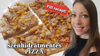 Szénhidrátmentes pizza recept | Diétás recept | alomalak.hu