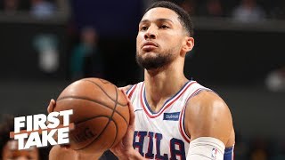 Ben Simmons' jump shooting will not be a liability in the NBA playoffs - Max Kellerman | First Take