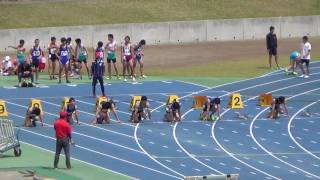 20170503 東広島記録会100m2組