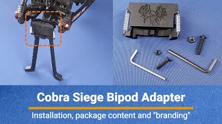 Cobra Siege Bipod Adapter   Installation and Overview