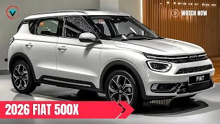 Nuova Fiat 500X 2026 svelata - Il SUV urbano di nuova generazione