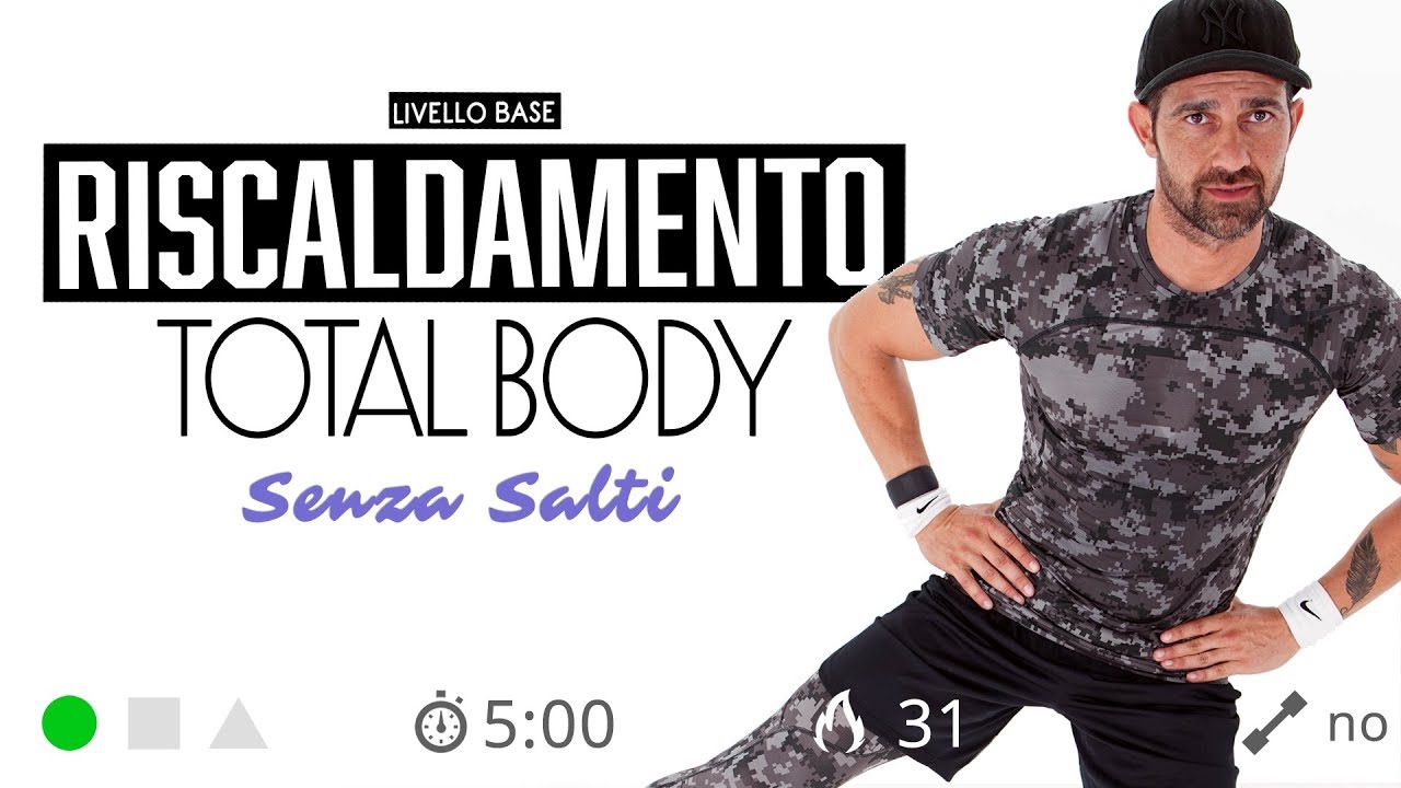 Esercizi Di Riscaldamento Total Body Senza Salti (5 Minuti) - YouTube