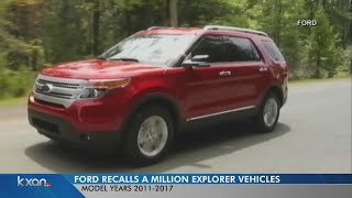 Ford issues major recall for more than 1 million SUVs