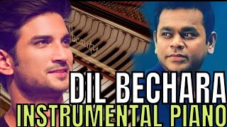 Dil Bechara Title Track Instrumental Piano (AR Rahman) Notes - Tribute to Sushant Singh Rajput