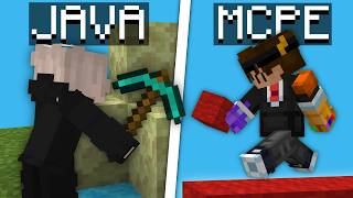 Bedrock VS Java Bedwars Race!