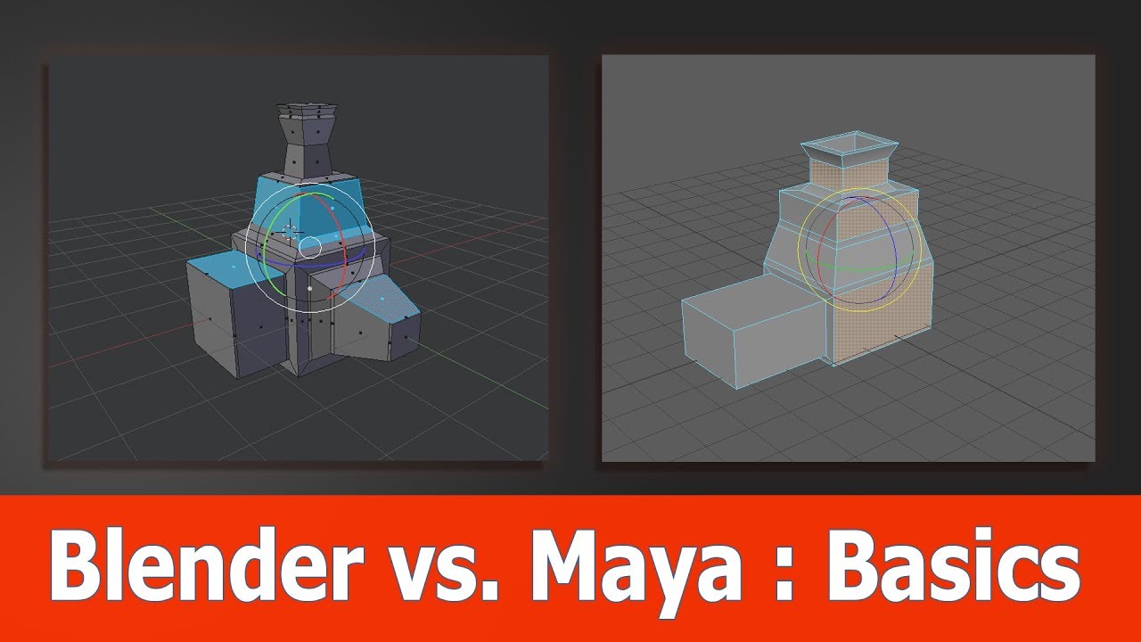 Blender Vs Maya : Basics & Modeling - YouTube