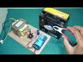 make a 12v battery charger with auto cut off using ups transformer