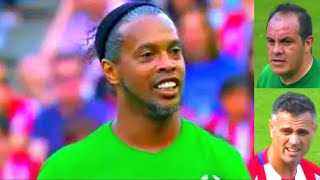 Atletico Madrid vs World Legends ⚽️ RONALDINHO ⚽️Atletico Madrid vs Leyendas del futbol