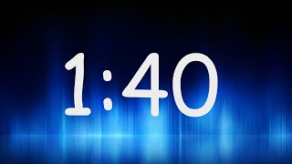 1:40 Minutes Timer / Countdown from 1min 40sec