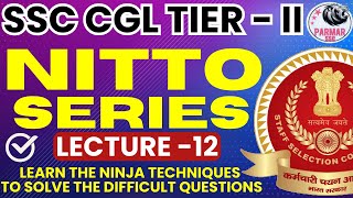 NITTO FOR SSC CGL/CHSL  TIER -2 | LECTURE -12 | PARMAR SSC