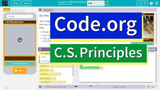 Code.org Lesson 7.2 Libraries Practice | Tutorial with Answers | Unit 7 C.S. Principles (7.3 2020)