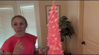 6 FT Pop Up Christmas Tree with 100 LED