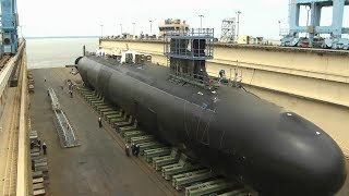 SUBMARINE FACTORY | Assembly line - How submarines are bulit - USA