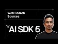 AI SDK V5 Tutorial - 21 - Web Search Sources