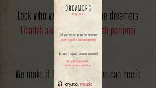 Dreamers - JungKook video short #liriklagu #shorts #laguviral #dreamers
