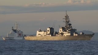 海上自衛隊　護衛艦　おおなみ　VS 海上保安庁　あきつしま