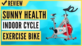 Sunny Health & Fitness Indoor Cycle Exercise Bike SF-B901B with Belt Drive Review
