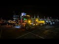 100 mph in a big rig epic light show from atlanta motor speedway