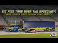 100+ mph in a Big Rig!! - Epic Light show from Atlanta Motor Speedway