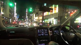 【HD等倍】 夜の埼玉･東京　所沢･東村山･吉祥寺･新宿ドライブ 「Tokorozawa･Higashimurayama･Kichijoji･Shinjuku Night Drive」