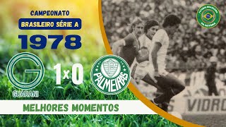 Guarani 1x0 Palmeiras (Final Copa Brasil 1978) JOGO DE VOLTA