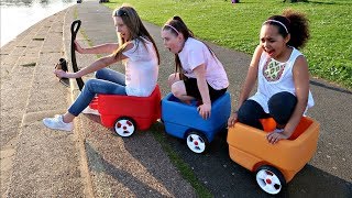 Tiana's Baby Day! Step2 Choo Choo Triple Wagon Pretend Play