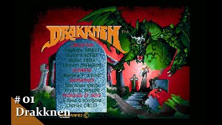 【Play】X68000 Drakkhen（ドラッケン）#01 レトロゲーム